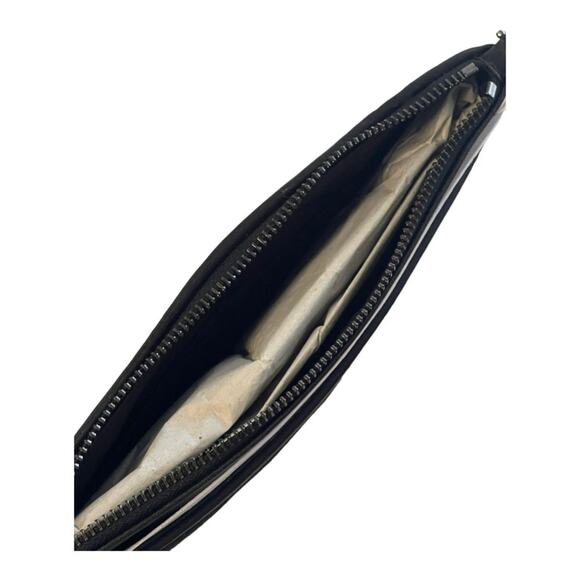 Michael Kors PRIDE Jet Set Charm Top Zip Wristlet Rainbow Rhinestone Black - Picture 3 of 7